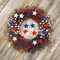 45 Pcs Wooden Stars Decorations 4th of July Patriotic Star Ornaments for Table Decor